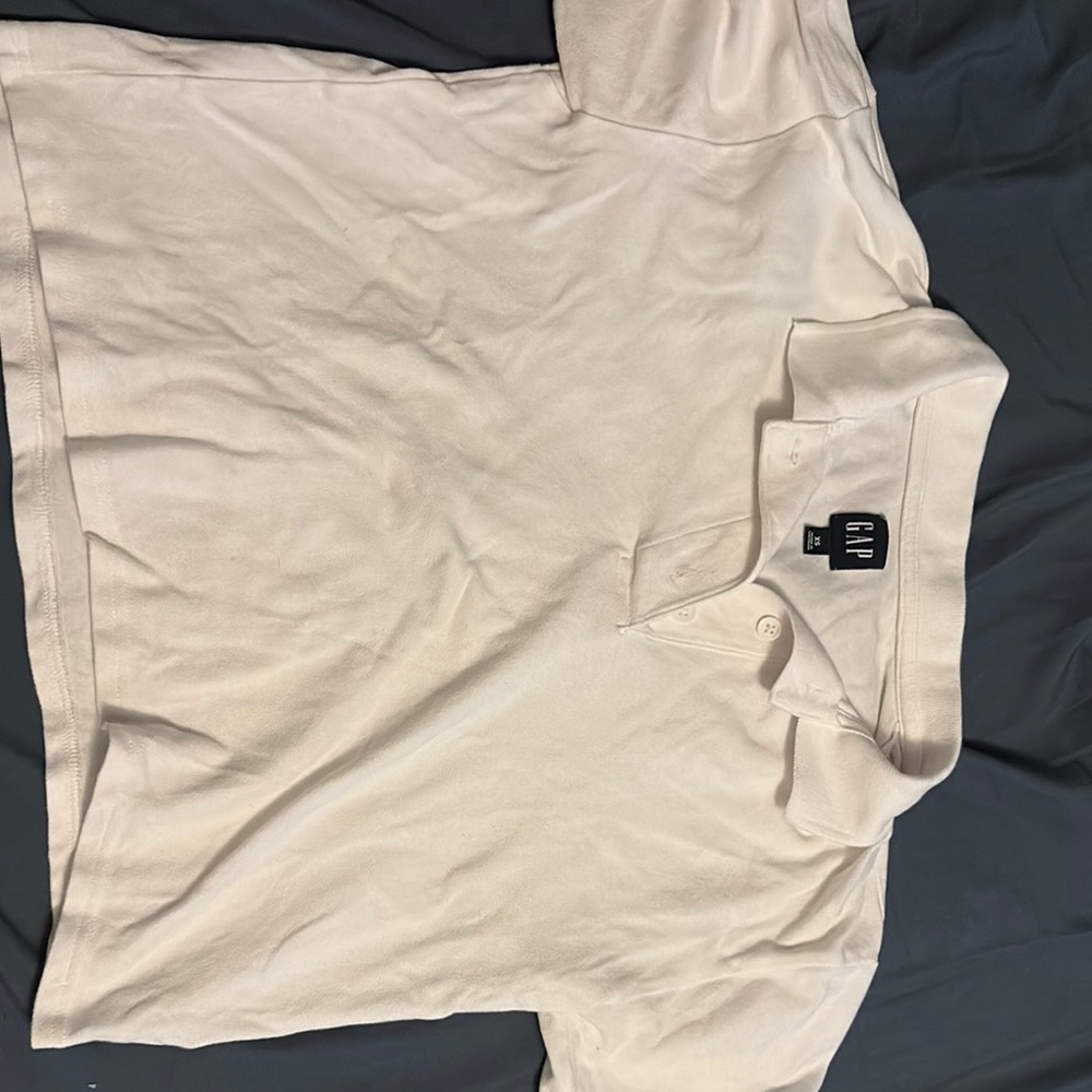 GAP Men's Cream Polo Shirt